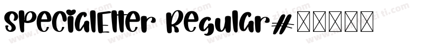 SpecialElter Regular字体转换
